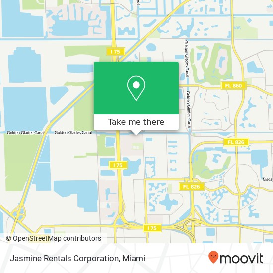 Mapa de Jasmine Rentals Corporation