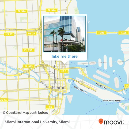 Mapa de Miami International University