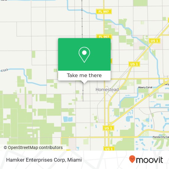 Hamker Enterprises Corp map