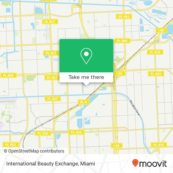 International Beauty Exchange map
