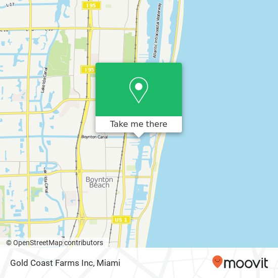 Gold Coast Farms Inc map