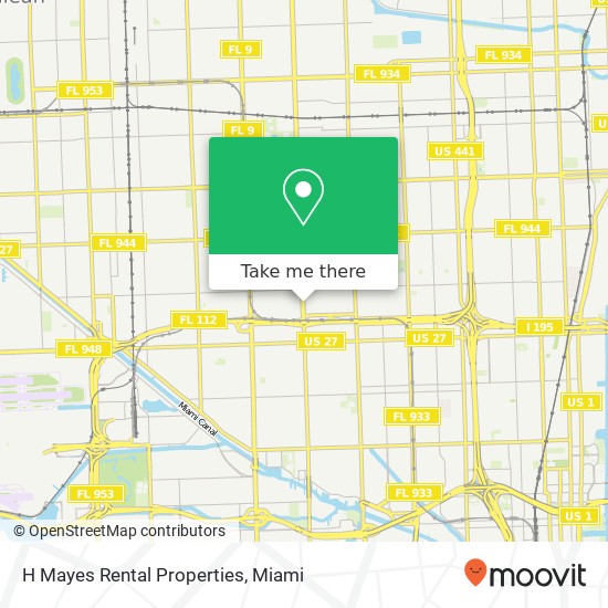 Mapa de H Mayes Rental Properties