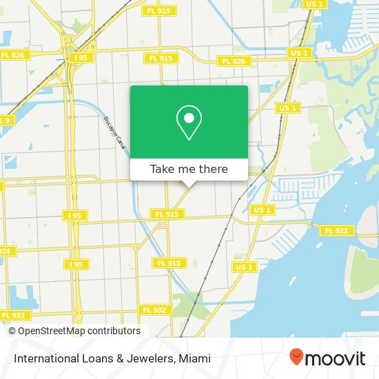 International Loans & Jewelers map