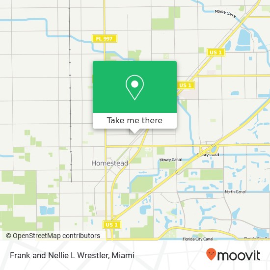 Frank and Nellie L Wrestler map