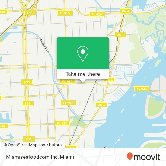 Mapa de Miamiseafoodcom Inc