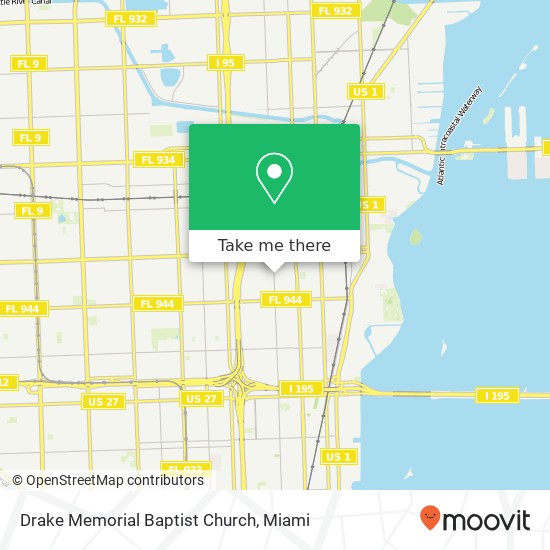 Drake Memorial Baptist Church map