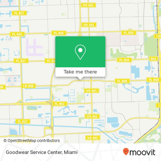 Mapa de Goodwear Service Center