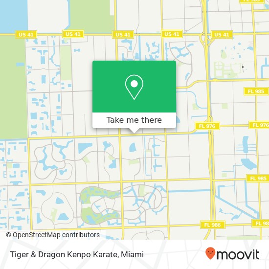 Mapa de Tiger & Dragon Kenpo Karate