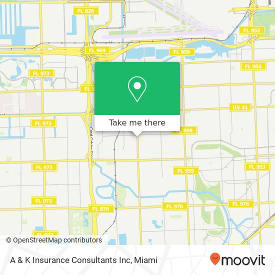 A & K Insurance Consultants Inc map