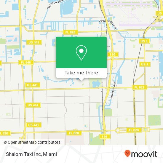 Mapa de Shalom Taxi Inc