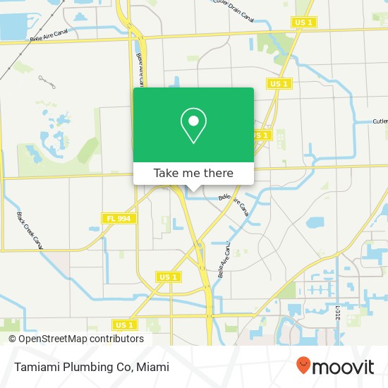 Mapa de Tamiami Plumbing Co