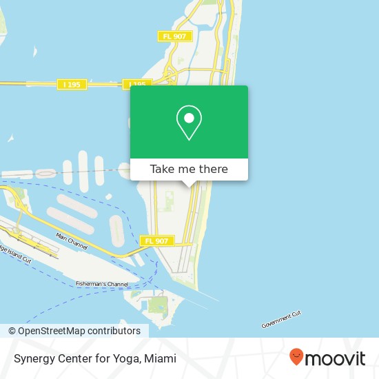 Synergy Center for Yoga map