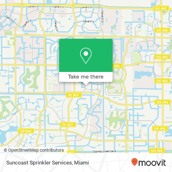 Suncoast Sprinkler Services map