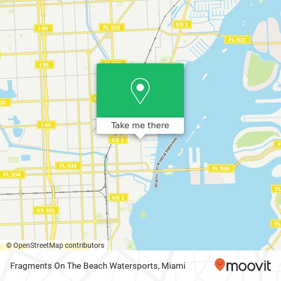 Fragments On The Beach Watersports map