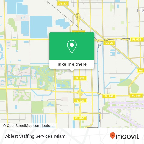 Mapa de Ablest Staffing Services