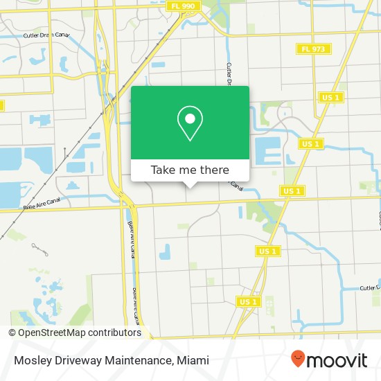 Mosley Driveway Maintenance map