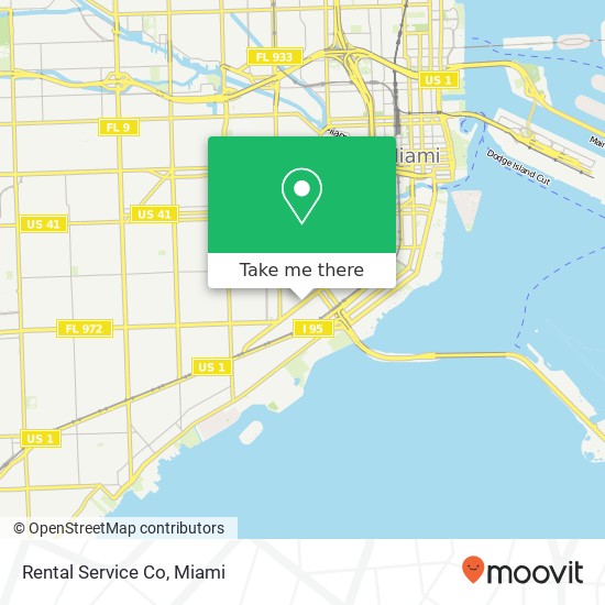 Mapa de Rental Service Co