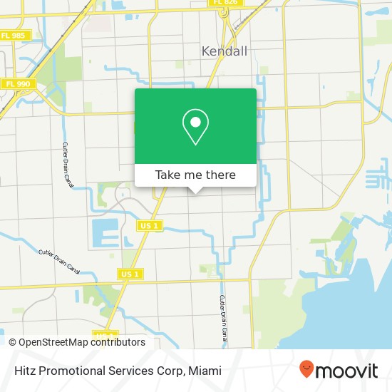 Mapa de Hitz Promotional Services Corp