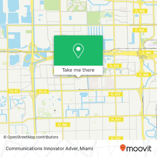 Mapa de Communications Innovator Adver