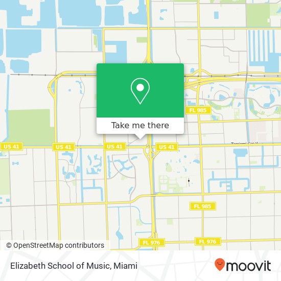 Mapa de Elizabeth School of Music