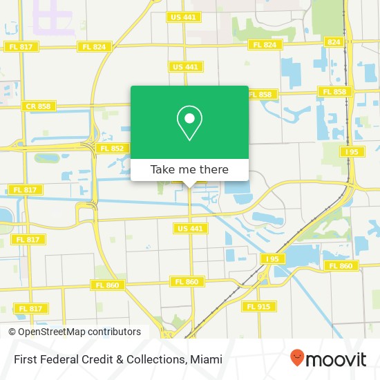 First Federal Credit & Collections map