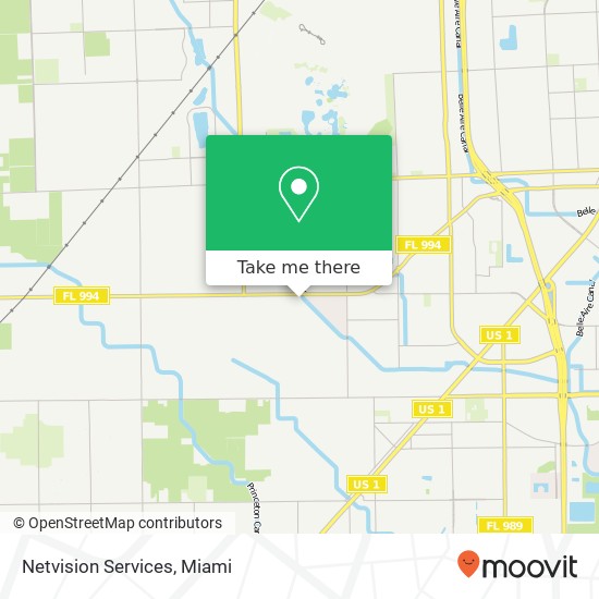 Mapa de Netvision Services
