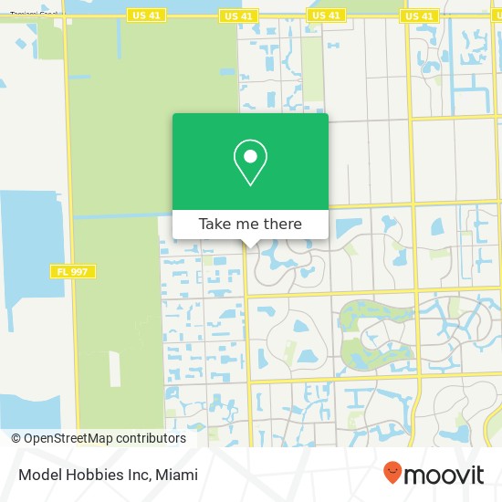 Model Hobbies Inc map