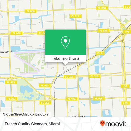 French Quality Cleaners map
