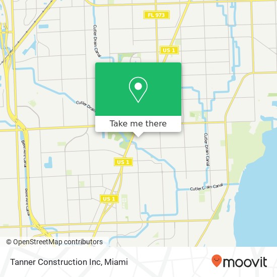 Mapa de Tanner Construction Inc
