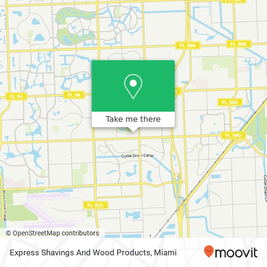 Mapa de Express Shavings And Wood Products