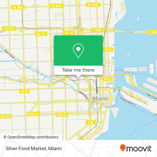 Mapa de Silver Food Market