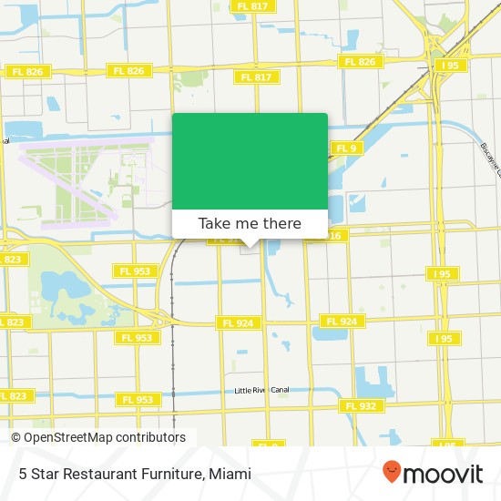 5 Star Restaurant Furniture map