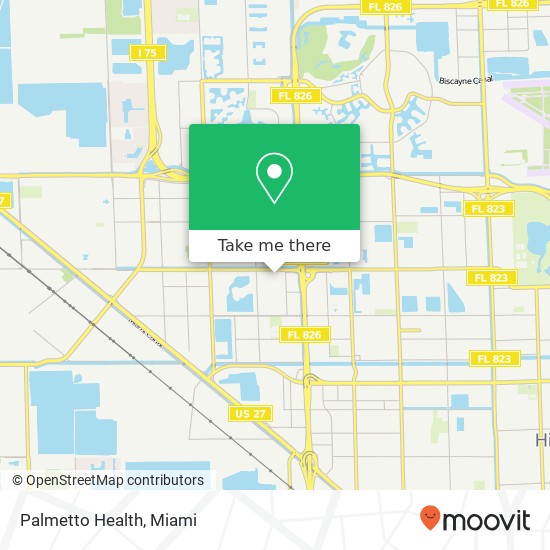 Mapa de Palmetto Health