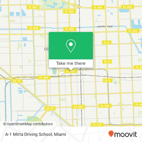 Mapa de A-1 Mirta Driving School