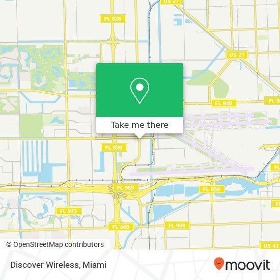 Mapa de Discover Wireless