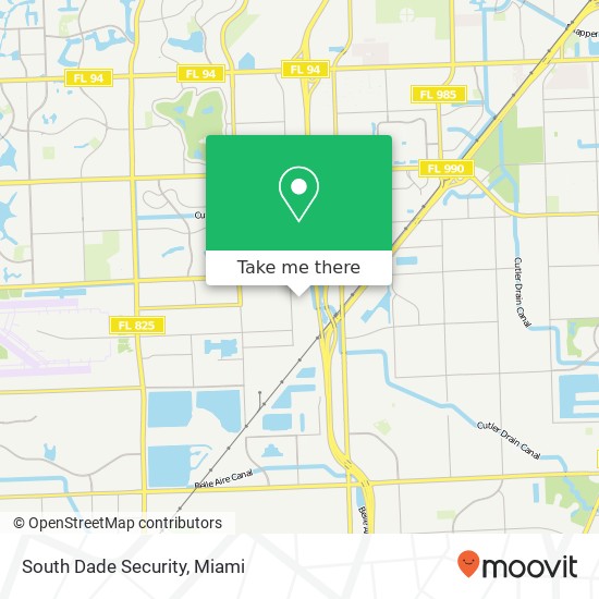 South Dade Security map