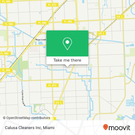 Mapa de Calusa Cleaners Inc