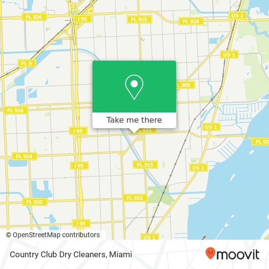 Country Club Dry Cleaners map