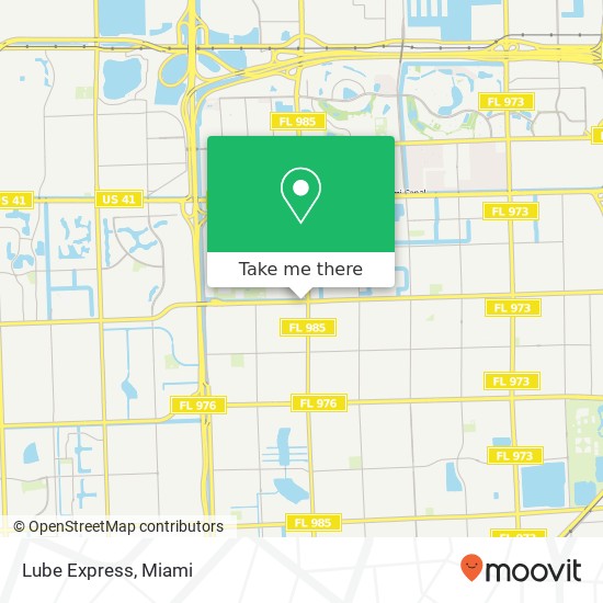 Lube Express map