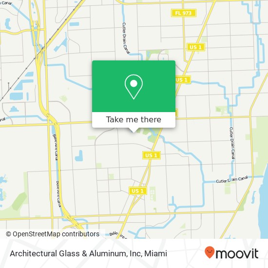 Architectural Glass & Aluminum, Inc map