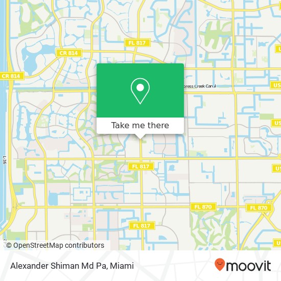 Alexander Shiman Md Pa map