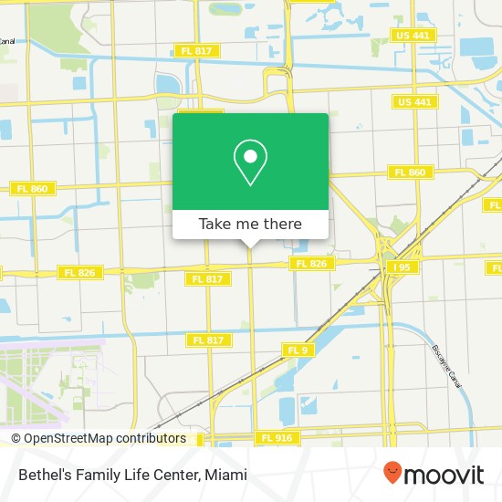 Mapa de Bethel's Family Life Center