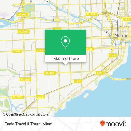 Tania Travel & Tours map