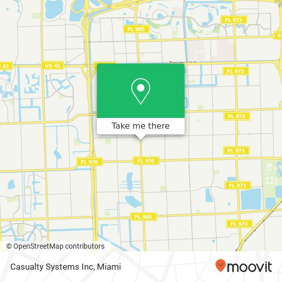 Mapa de Casualty Systems Inc