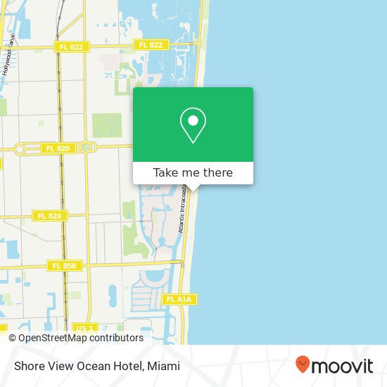 Shore View Ocean Hotel map