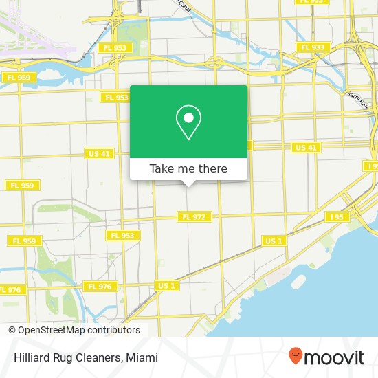 Hilliard Rug Cleaners map