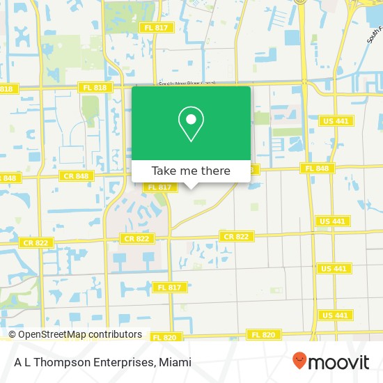 Mapa de A L Thompson Enterprises