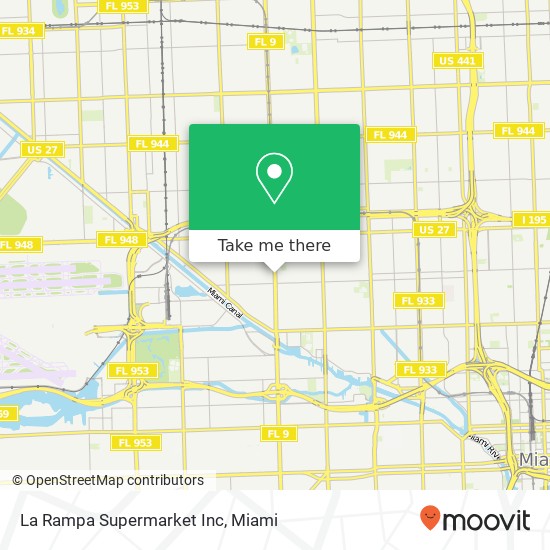 La Rampa Supermarket Inc map