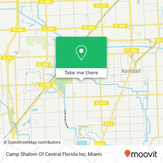 Camp Shalom Of Central Florida Inc map
