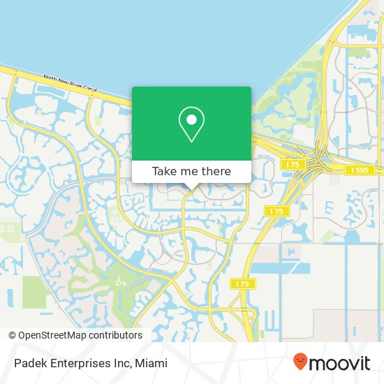 Mapa de Padek Enterprises Inc